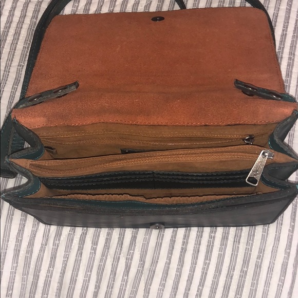 Patricia Nash Lanza in Teal “Featherleaves” - Picture 7 of 8